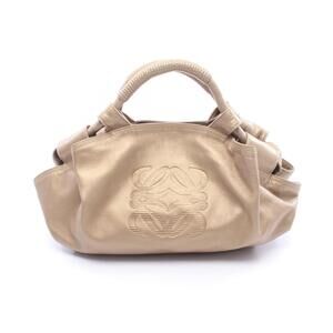 Loewe Nappa Aire Handbag Leather Gold Tone